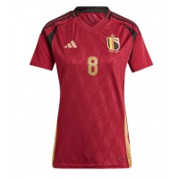 Maglia Calcio Belgio Youri Tielemans #8 Prima Divisa Donna Europei 2024 Manica Corta